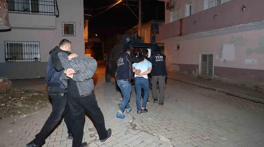 Mersin&rsquo;de PKK/KCK ve FET&Ouml;/PDY operasyonu: 10 g&ouml;zaltı