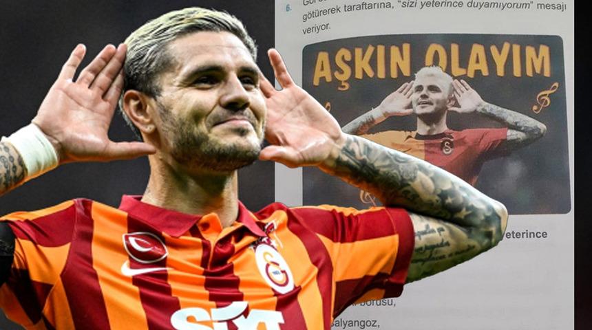 Galatasaray'ın yıldızı Icardi ders kitaplarına girdi! İşte sorulan soru
