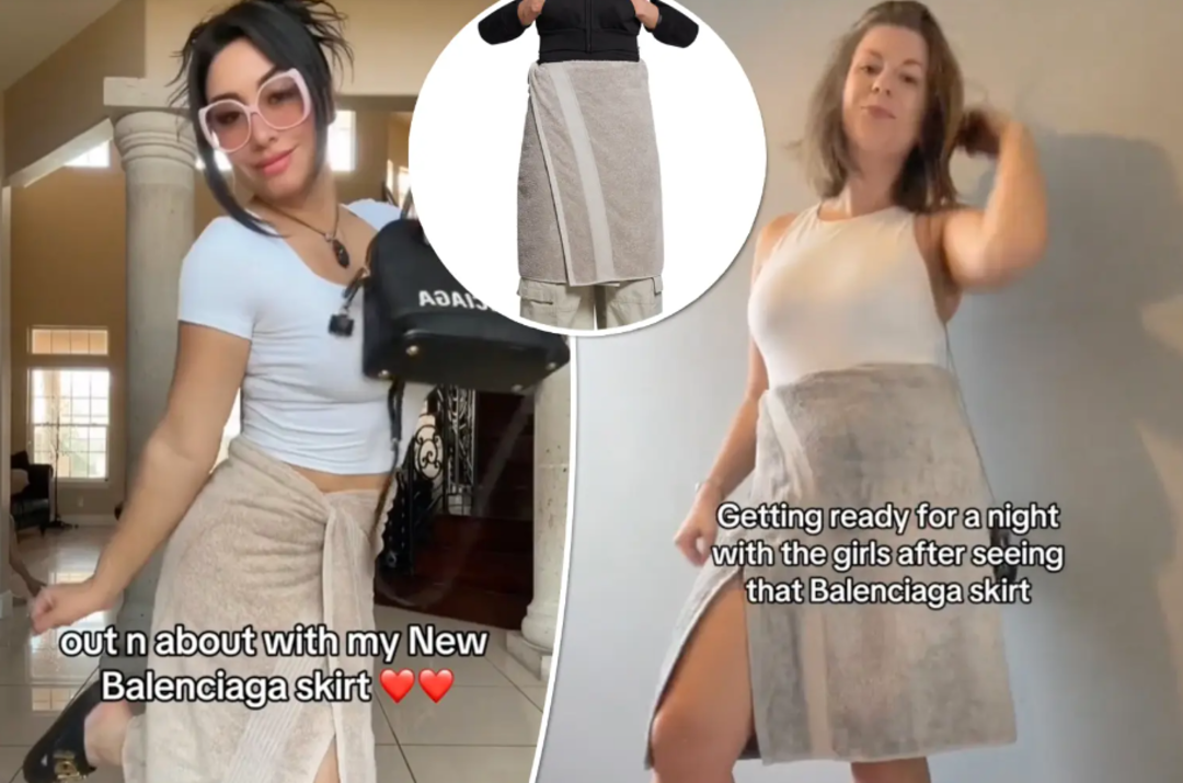 L&uuml;ks markanın havlu etek tasarımı g&uuml;ndem yarattı! Değeri dudak u&ccedil;uklattı: 26 bin TL... Sosyal medyada kullanıcılarından yorum yağdı