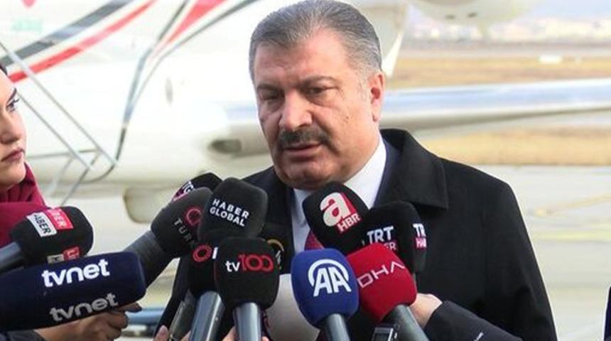 23 hastanın yer aldığı uçak Ankara'ya indi! Bakan Koca'dan açıklama geldi