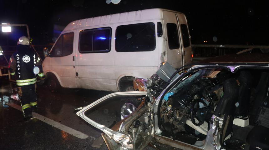 Kocaeli'de zincirleme trafik kazasında bir kişi öldü, 5 kişi yaralandı