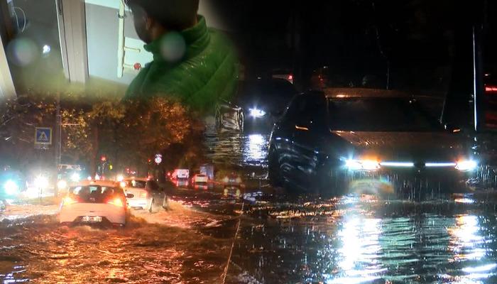 İstanbul ve Bursa’da kuvvetli yağış: Dereler taştı, yollar ve dükkanlar sular altında kaldı! Vatandaş isyan etti: ‘Şimdi gelmişler rögarı bulamıyorlar’
