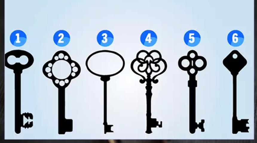Bir anahtar seç! Bu kişilik testi bilinçaltınızın nasıl çalıştığını gösteriyor
