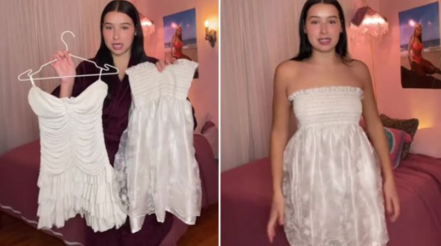 Eski sevgilisinin düğününe beyaz elbise giyip gidince sosyal medyada tartışmanın fitilini ateşledi! Yorum yağmuruna tutuldu