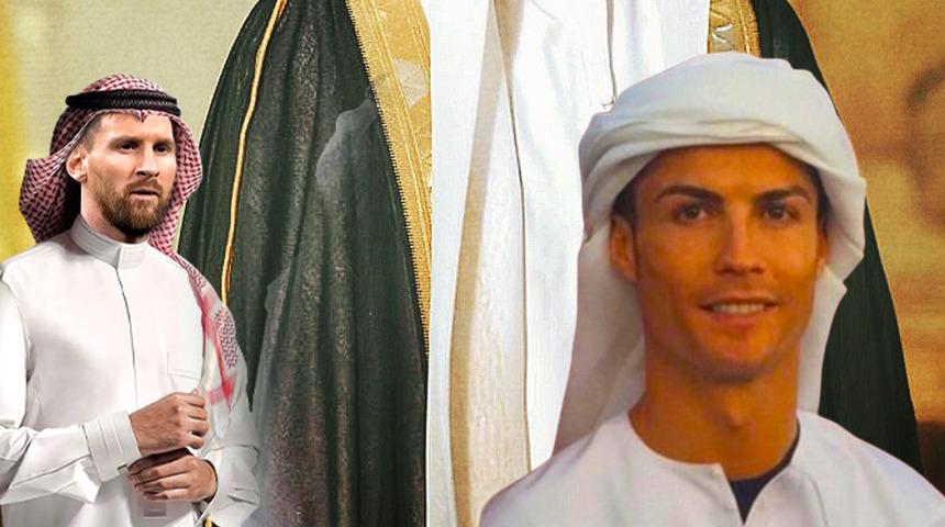 Iniesta da Arap modasına uydu, Kandura giydi! Tecrübeli oyuncuyu o halde görenler tanıyamadı