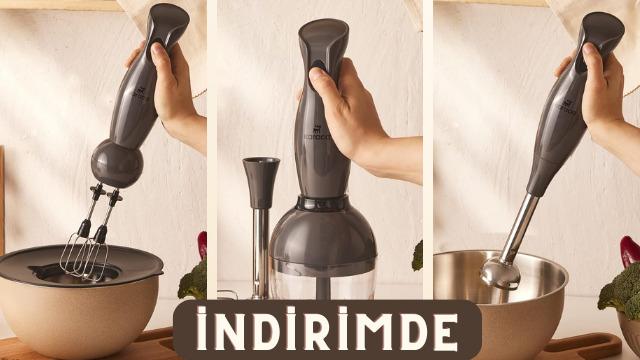 Her mutfakta olmalı! Karaca Profoodmix 1000W 3'lü Blender Seti indirimde