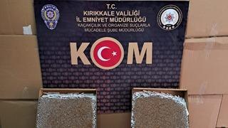 Kırıkkale'de 420 bin  makaron ele geçirildi