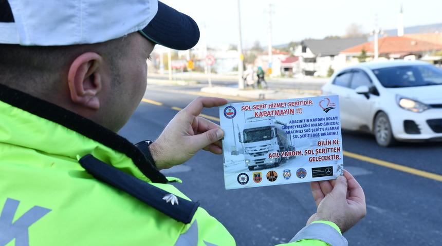 Kocaeli ve Düzce'de zorunlu kış lastiği denetimi yapıldı