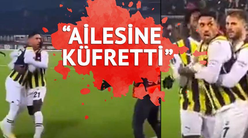 Fenerbahçe'nin yıldızı İrfan Can Kahveci bir taraftarın üstüne yürüdü, stat güvenliği araya girdi! Konuyla alakalı ilk açıklama geldi