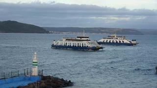 Feribot seferlerine fırtına engeli