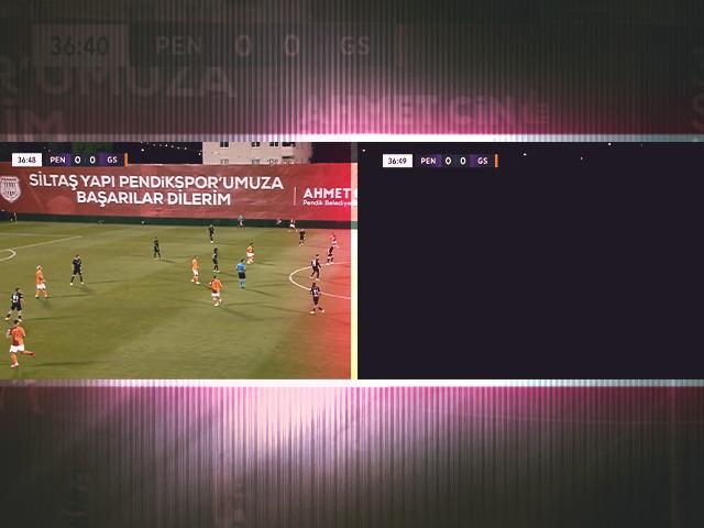 Pendikspor - Galatasaray maçının 37. dakikasında stadyum bir anda karanlığa büründü! Her şey 1 dakika içinde oldu