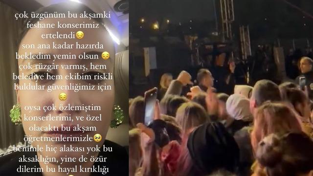 Ünlü şarkıcı Melike Şahin konserini iptal etti! Tepkiler gecikmedi: Açıklamalar kafa karıştırdı
