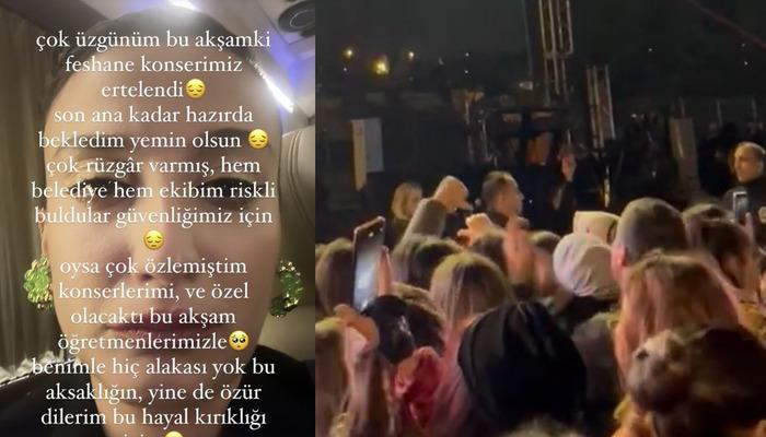 Ünlü şarkıcı Melike Şahin konserini iptal etti! Tepkiler gecikmedi: Hani pusulam rüzgar diyordun?