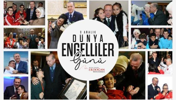 Cumhurbaşkanı Erdoğan’dan ‘Engelliler Günü’ paylaşımı