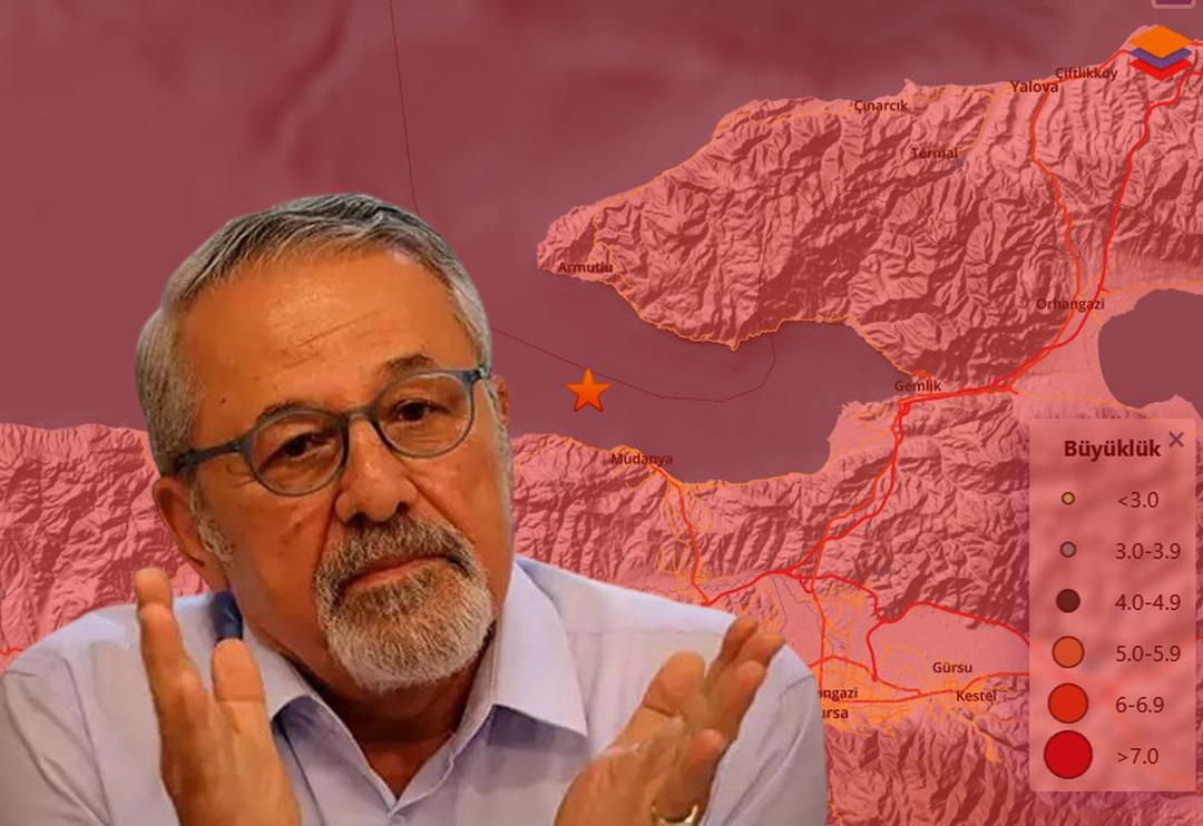 Naci G&ouml;r&uuml;r'den ilk a&ccedil;ıklama 'Şu an bir sıkıntı g&ouml;rm&uuml;yorum ama...' 1999 depremlerini işaret etti! İstanbul'da da hissedilen Bursa'daki 5.1'lik depremi değerlendirdi