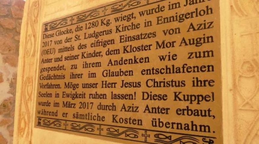 T&uuml;rkiye'nin en b&uuml;y&uuml;k kilise &ccedil;anı, Nusaybin'de&nbsp;