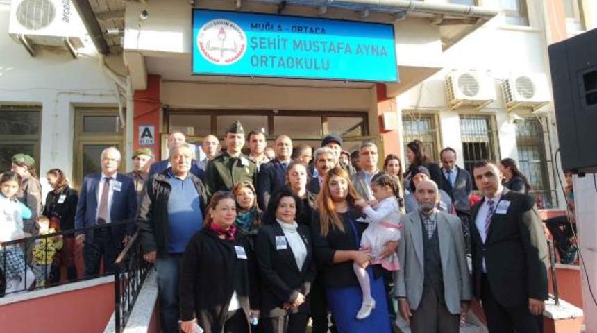 Şehit astsubayın ismi okula verildi