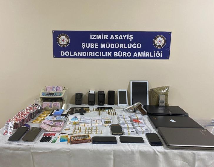 İzmir merkezli 5 ildeki suç örgütü operasyonunda yakalananlardan 32'si tutuklandı