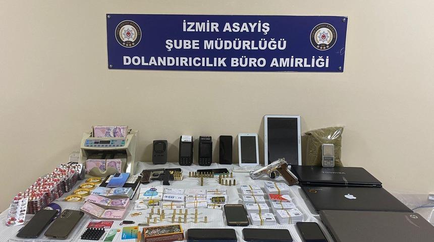 İzmir merkezli 5 ildeki suç örgütü operasyonunda yakalananlardan 32'si tutuklandı