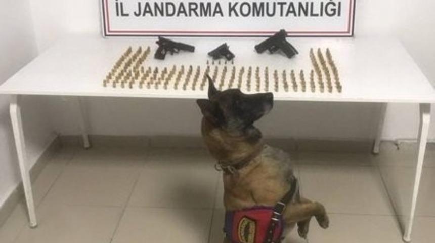 Rize’den Eskişehir’e getirilen kaçak silahlar ve mermiler ele geçirildi