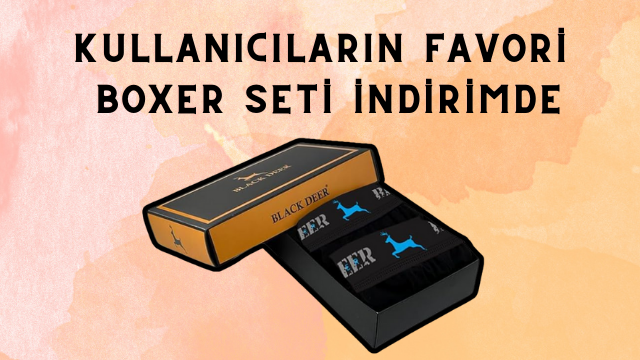 Esnek ve rahat! Cilt dostu pamuklu boxer setinin fiyatı düştü