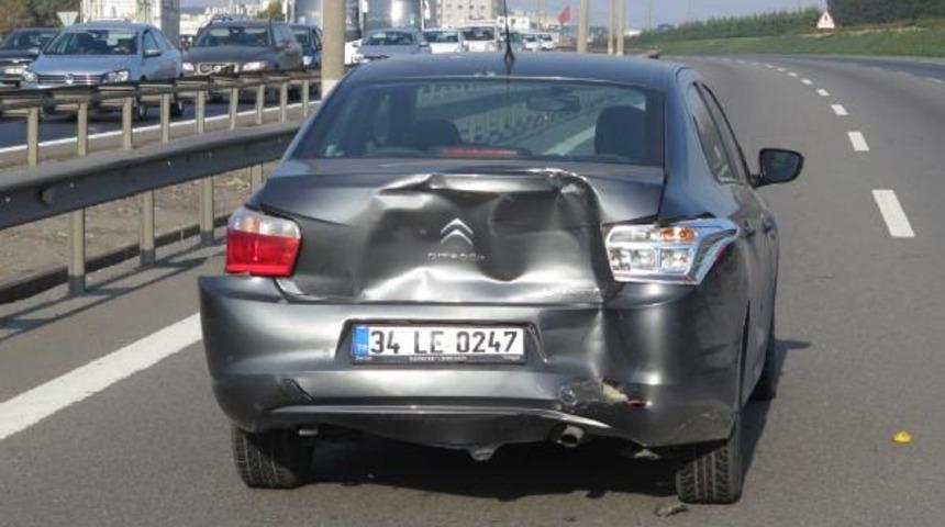 TEM'de zincirleme kaza: 3 yaralı