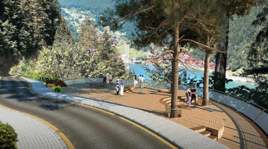 Uzung&ouml;l'e seyir terasından bakılacak