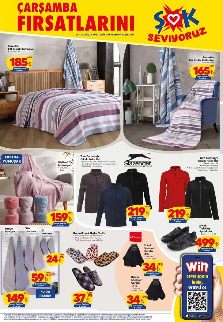 ŞOK'ta temizlik ürünlerinde indirim! 5 litre çamaşır suyu 124 TL, yumuşatıcı 75 TL! 6 Aralık 2023 ŞOK aktüel ürünler kataloğu G2