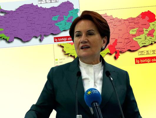 İYİ Parti toplantısına damga vuran iki harita: İl il belirlendi