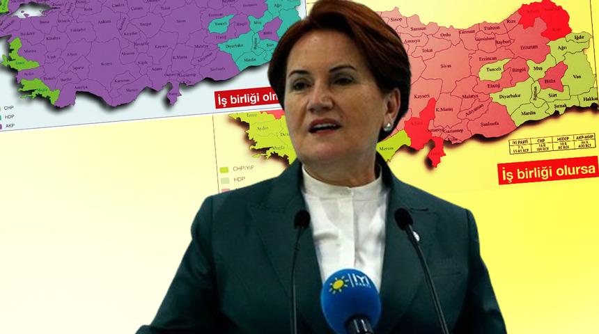 İttifak olmadan seçime girilirse kazanılacak-kaybedilecek şehirler! İYİ Parti toplantısına damga vuran iki harita: İl il belirlendi