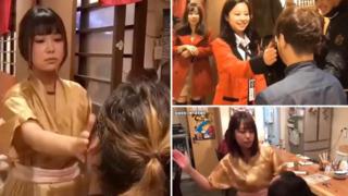 Bu restoran daha önceki hiçbir deneyime benzemiyor! Müşteriler garsonların yüzlerine tokat atması için para ödüyorlar