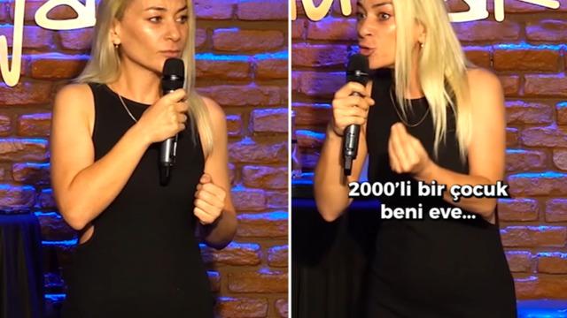  'Geçen sene milf oldum' diyen komedyenin sözleri sosyal medyada gündem yarattı! 2000'li çocuk beni evine çağırdı