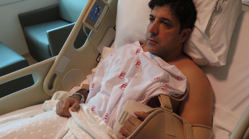 Oktay Derelioğlu, yaşadığı olay sonrası hastanede ilk açıklamayı yaptı! ''Beyin kanaması geçirdim, ölebilirdim de...''