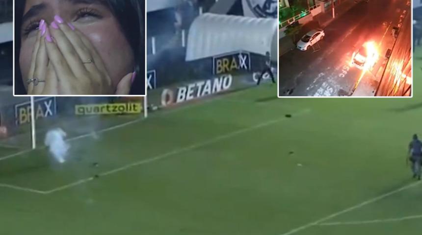 Brezilya'nın efsane kulübü Santos küme düştü! Öfkeli taraftarlar ülkeyi savaş alanına çevirdi