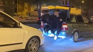 Görüntüler sosyal medyada yayıldı... Barajda tehlikeli yolculuk! Ekipler harekete geçti