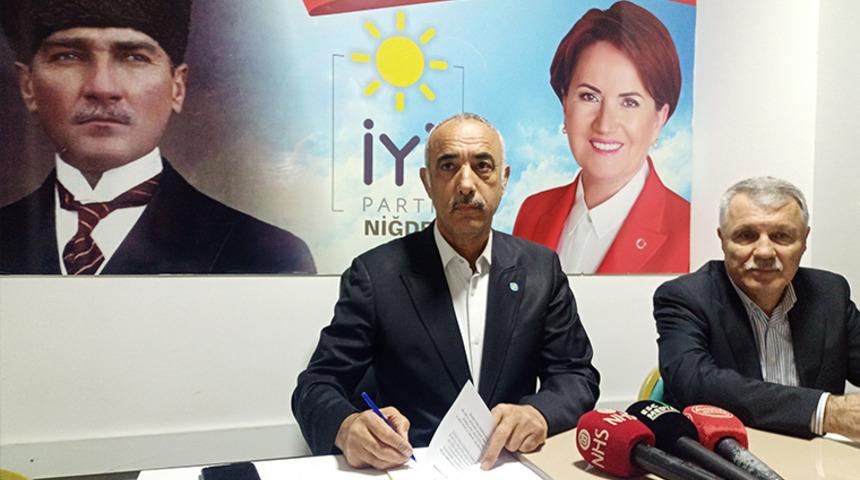İYİ Parti Niğde İl Başkanı İbrahim Uzun istifasını açıkladı!
