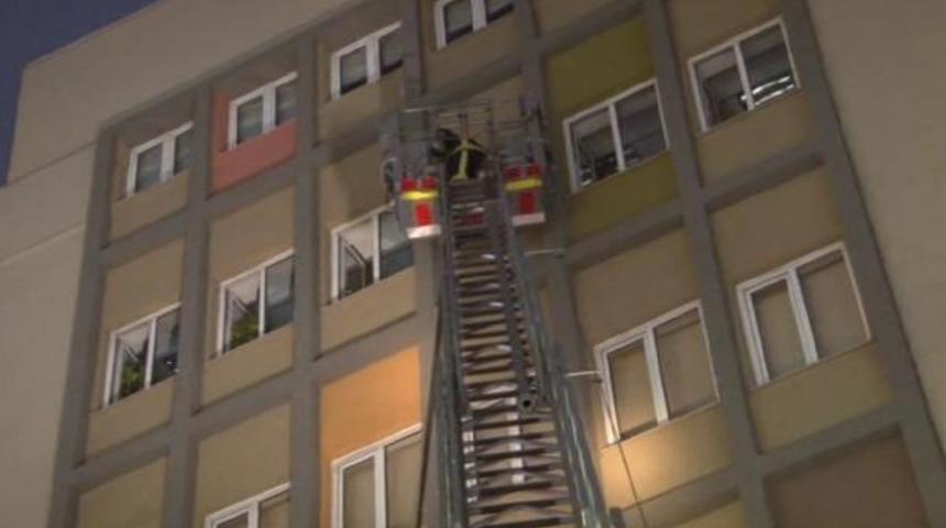 Şişli'de okulda yangın hareketliliği