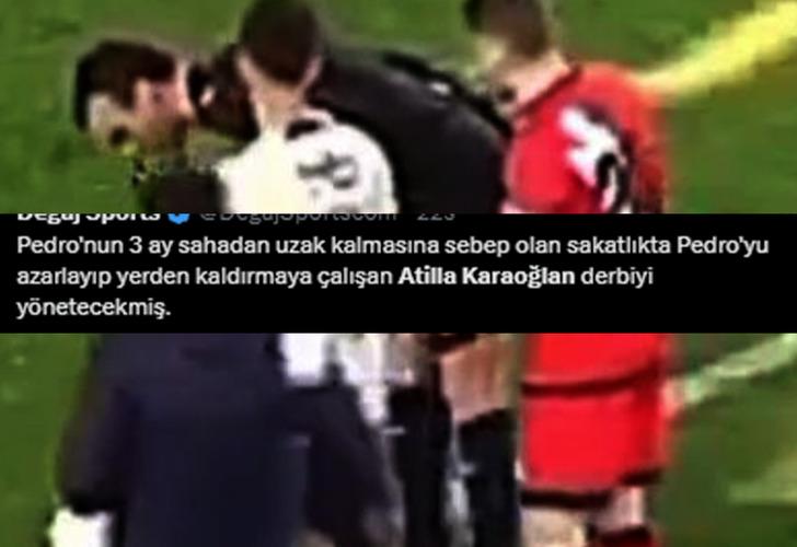 Beşiktaş-Fenerbahçe derbisine Atilla Karaoğlan atandı, o video paylaşım rekoru kırdı! Sarı-Lacivertli taraftarlardan tepki, sosyal medya kaynıyor G5