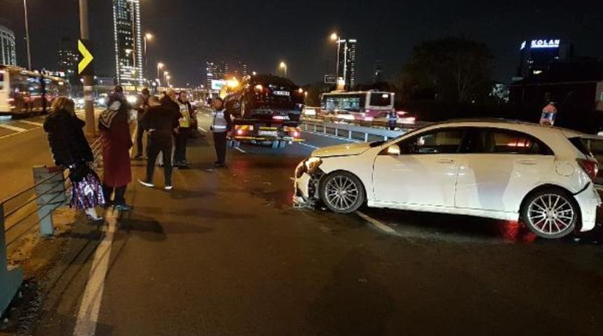 Çağlayan'da zincirleme kaza: 1 yaralı (2)