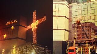 Rize'deki AVM'nin yılbaşı süslemesi olay olmuştu! Haç işareti benzetmesine 'fiyonk' çözümü