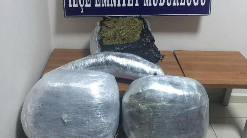 Silvan'da 50 kilo esrar ele geçirildi