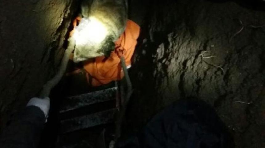 Gözleri görmeyen köpek, düştüğü kuyudan 4 gün sonra kurtarıldı