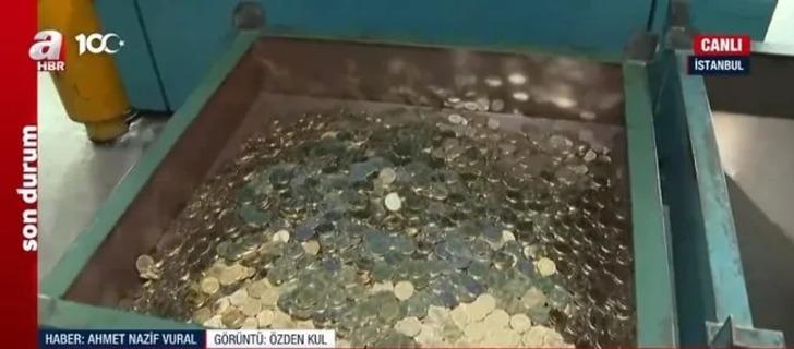 Darphane'de yeni madeni 5 Türk Lirası'nın basımı görüntülendi! 100 milyon adet basılmıştı: O imgeler dikkat çekti G3