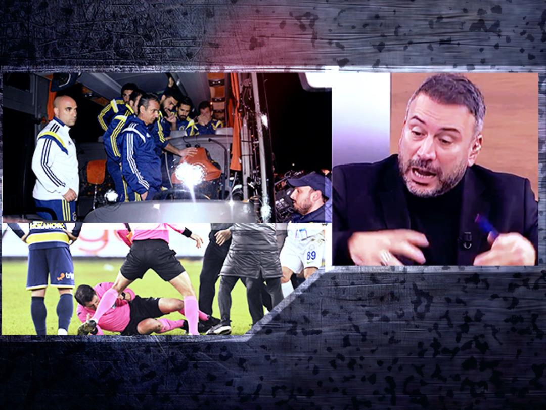 Ertem Şener canlı yayında isyan etti, &ccedil;ılgına d&ouml;nd&uuml;! "Fenerbah&ccedil;e takım otob&uuml;s&uuml; de kurşunlanmıştı, hani nerde?"