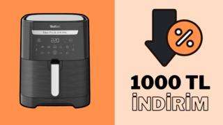 Fiyatı 4 bin 299 TL'ye düştü! Kullanıcı dostu özellikleriyle öne çıkan Tefal airfryer indirime girdi