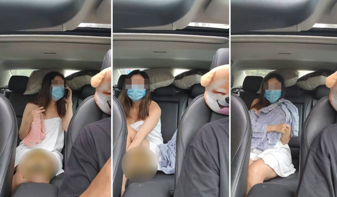 Taksi şof&ouml;r&uuml; bile ne olduğunu anlayamadı! Havluyla taksiye binen kadın aracın i&ccedil;inde kıyafetini giydi