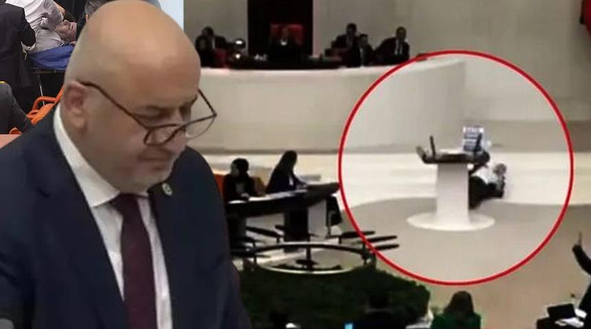 SP'li milletvekili Hasan Bitmez'in bayıldığı anlar Meclis tutanaklarına yansıdı! Dikkat çeken sözler: Allah'ın gazabı böyle olur işte!