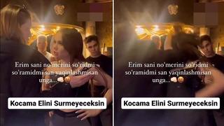 Kocasının numarasını istediğini iddia ettiği kadına bir anda yumruk attı! Kıskançlık krizi limit tanımadı... O anlar sosyal medyada çok konuşuldu