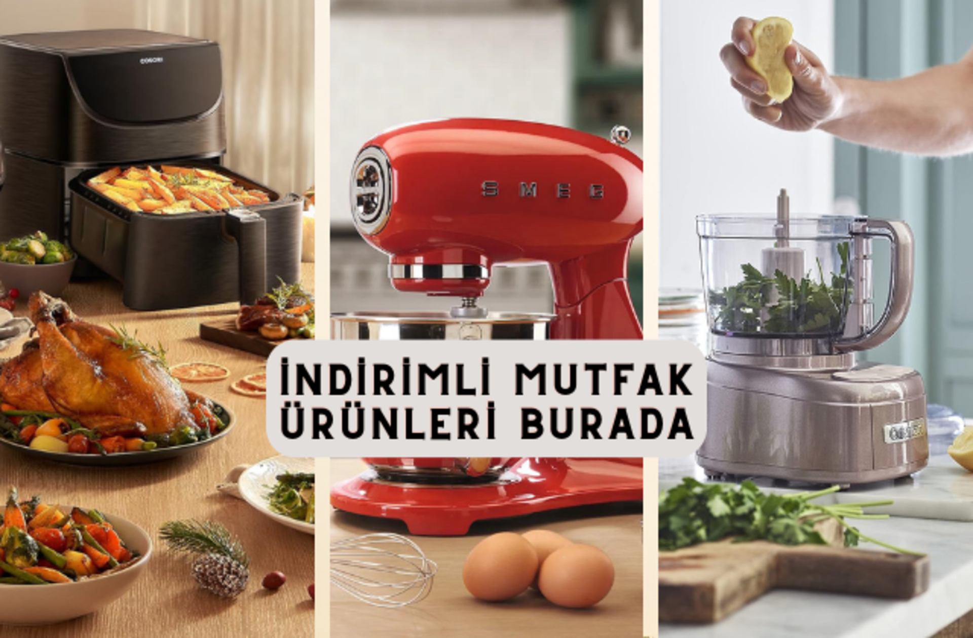 Airfryerdan kahve makinesine mutfağınıza hava katacak ürünlerde indirimler başladı