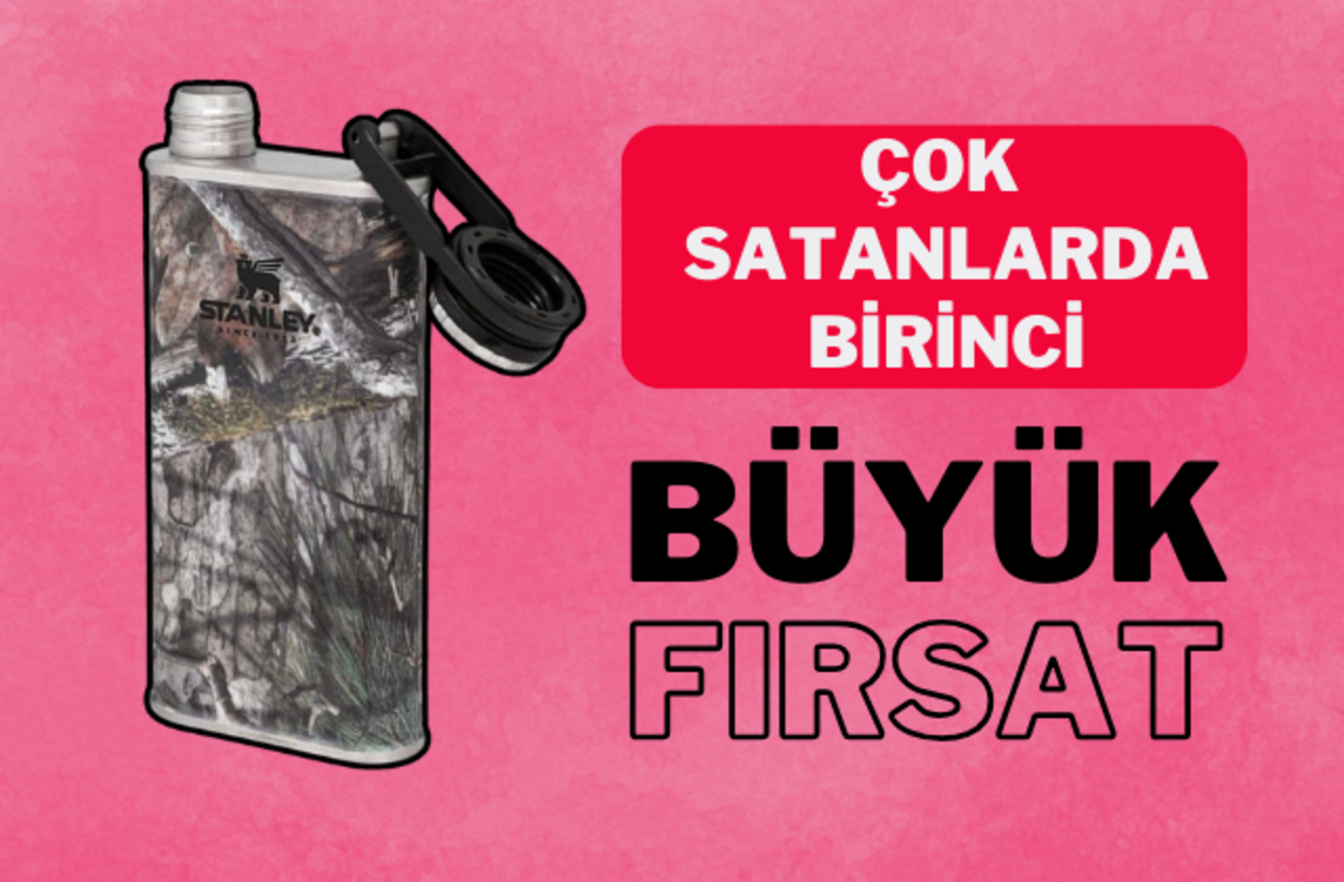 Fiyatı 745 TL'ye düştü! Stanley Klasik Paslanmaz Çelik Cep Matarası indirime girdi